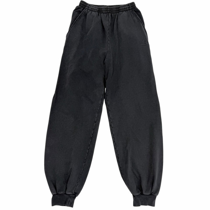 Discounted Great BALENCIAGA Pants Washed finish, embroidered logo black cotton