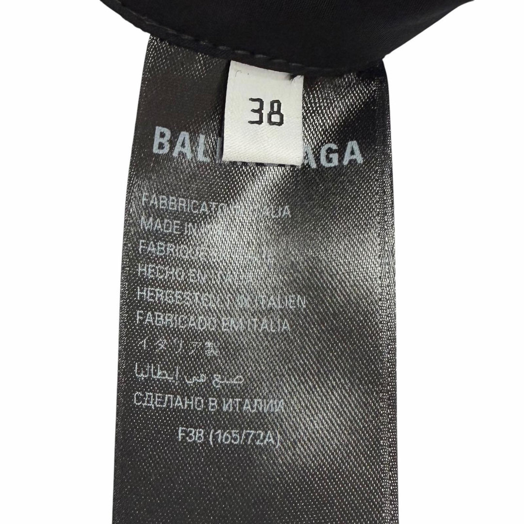 Excellent BALENCIAGA Pants Bermuda shorts black wool mens 38 872538