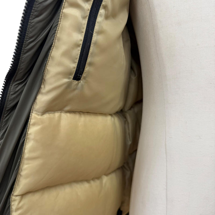 Very Good NEIGHBORHOOD Down jacket TEAM.DOWN/N-JKT khaki Nylon mens M