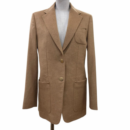 Great Max Mara Jacket BLASY With logo button Camel Camel Women 40