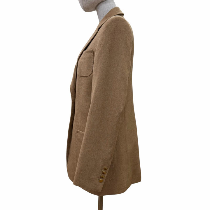 Great Max Mara Jacket BLASY With logo button Camel Camel Women 40