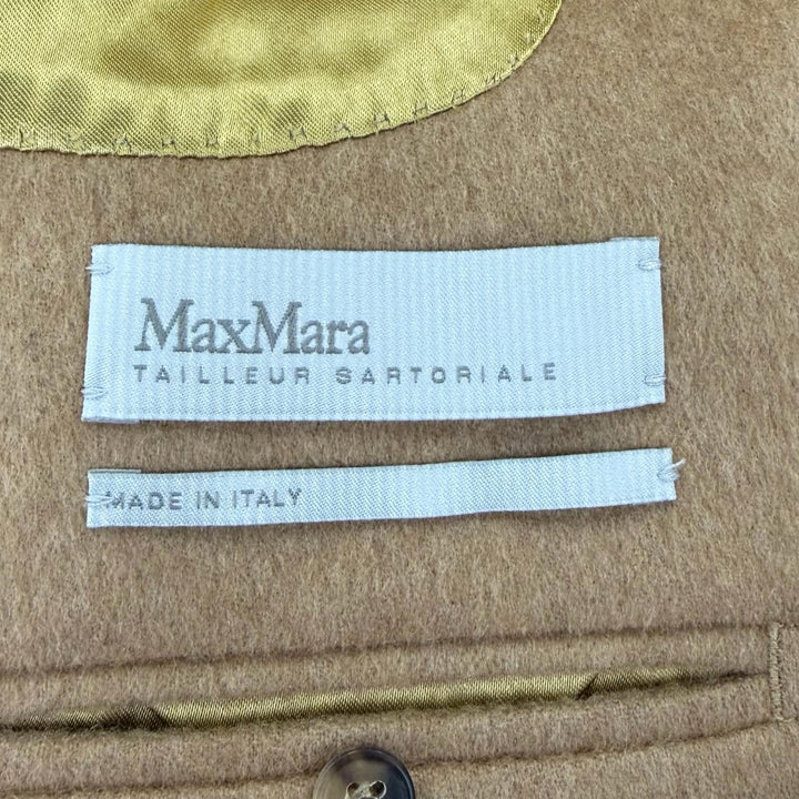 Great Max Mara Jacket BLASY With logo button Camel Camel Women 40