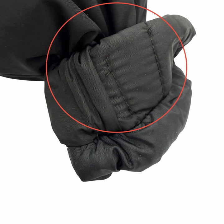 Great MONCLER down coat TIAM Logo patch hooded long black 0 F20931D52800