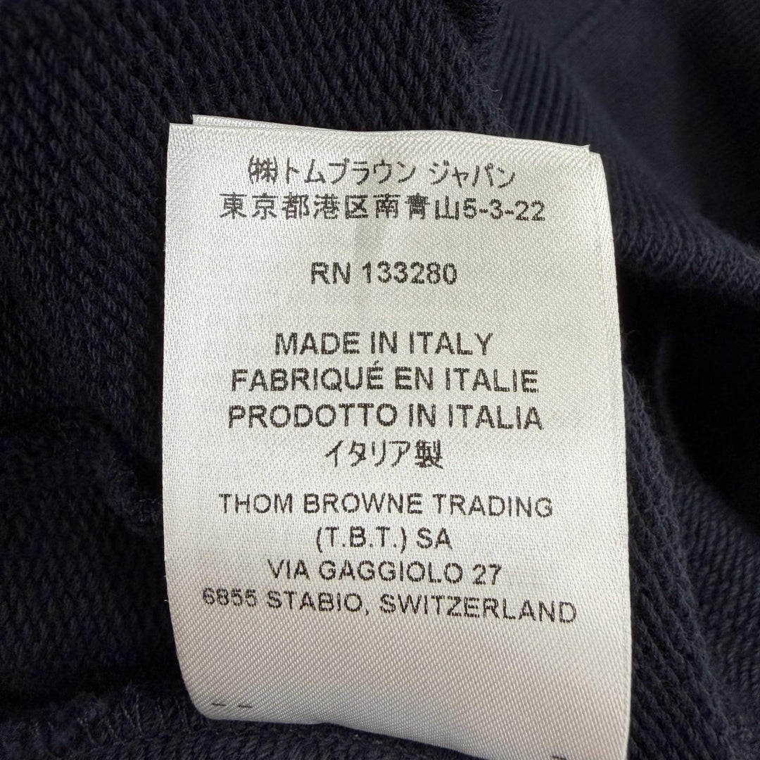 Excellent THOM BROWNE Pleated skirt Navy cotton Women 38 FJK053A-06931-415