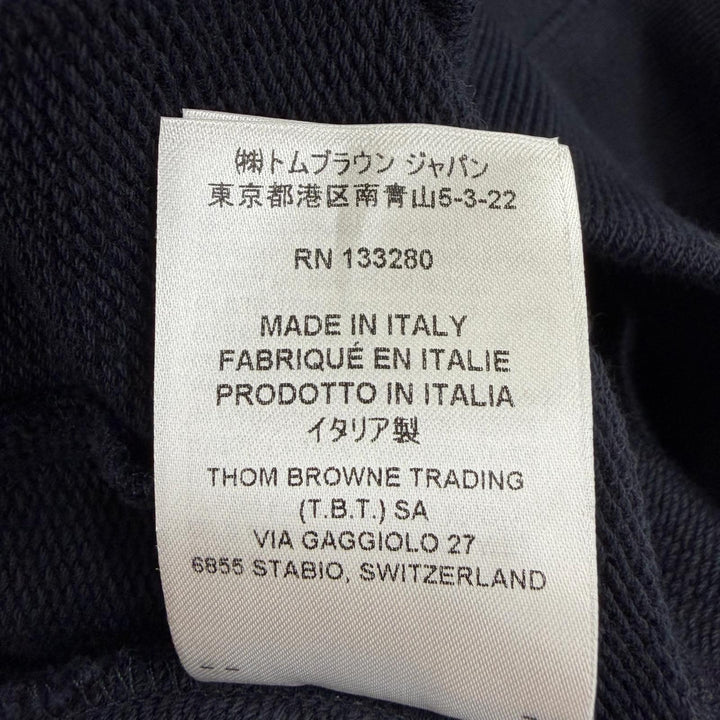 Excellent THOM BROWNE Pleated skirt Navy cotton Women 38 FJK053A-06931-415