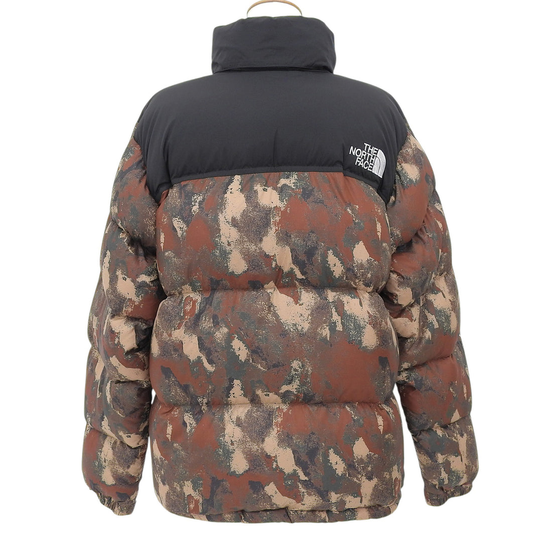 Great THE NORTH FACE Down jacket Novelty Nuptse Jacket Camouflage black Nylon