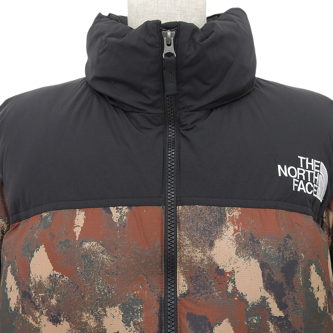 Great THE NORTH FACE Down jacket Novelty Nuptse Jacket Camouflage black Nylon