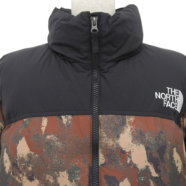 Great THE NORTH FACE Down jacket Novelty Nuptse Jacket Camouflage black Nylon