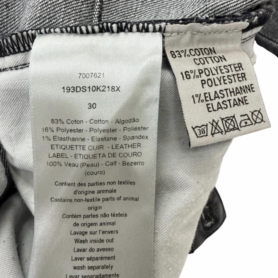 Discounted Great DIOR Denim pants Slim fit button fly gray cotton mens 30 193DS10K218X