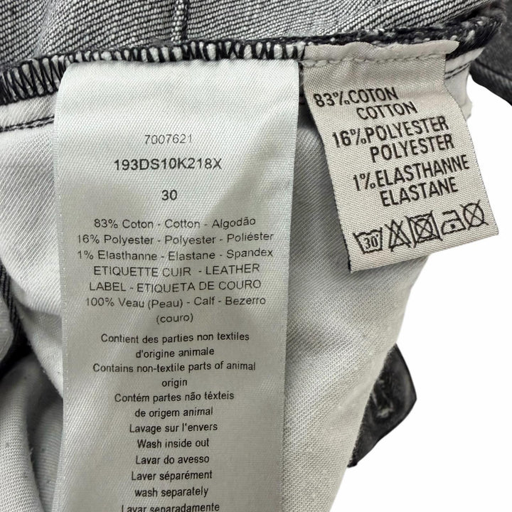 Discounted Great DIOR Denim pants Slim fit button fly gray cotton mens 30 193DS10K218X
