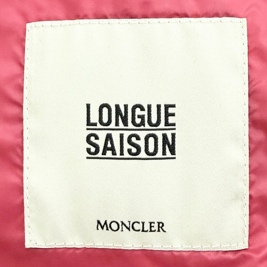 Great MONCLER Down vest GLYCO Logo patch, hooded, jacket pink 1 H10931A00062