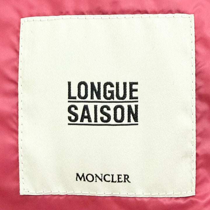 Great MONCLER Down vest GLYCO Logo patch, hooded, jacket pink 1 H10931A00062