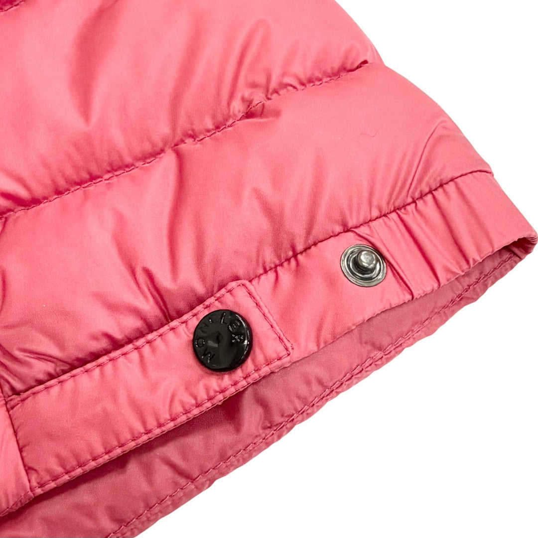Great MONCLER Down vest GLYCO Logo patch, hooded, jacket pink 1 H10931A00062