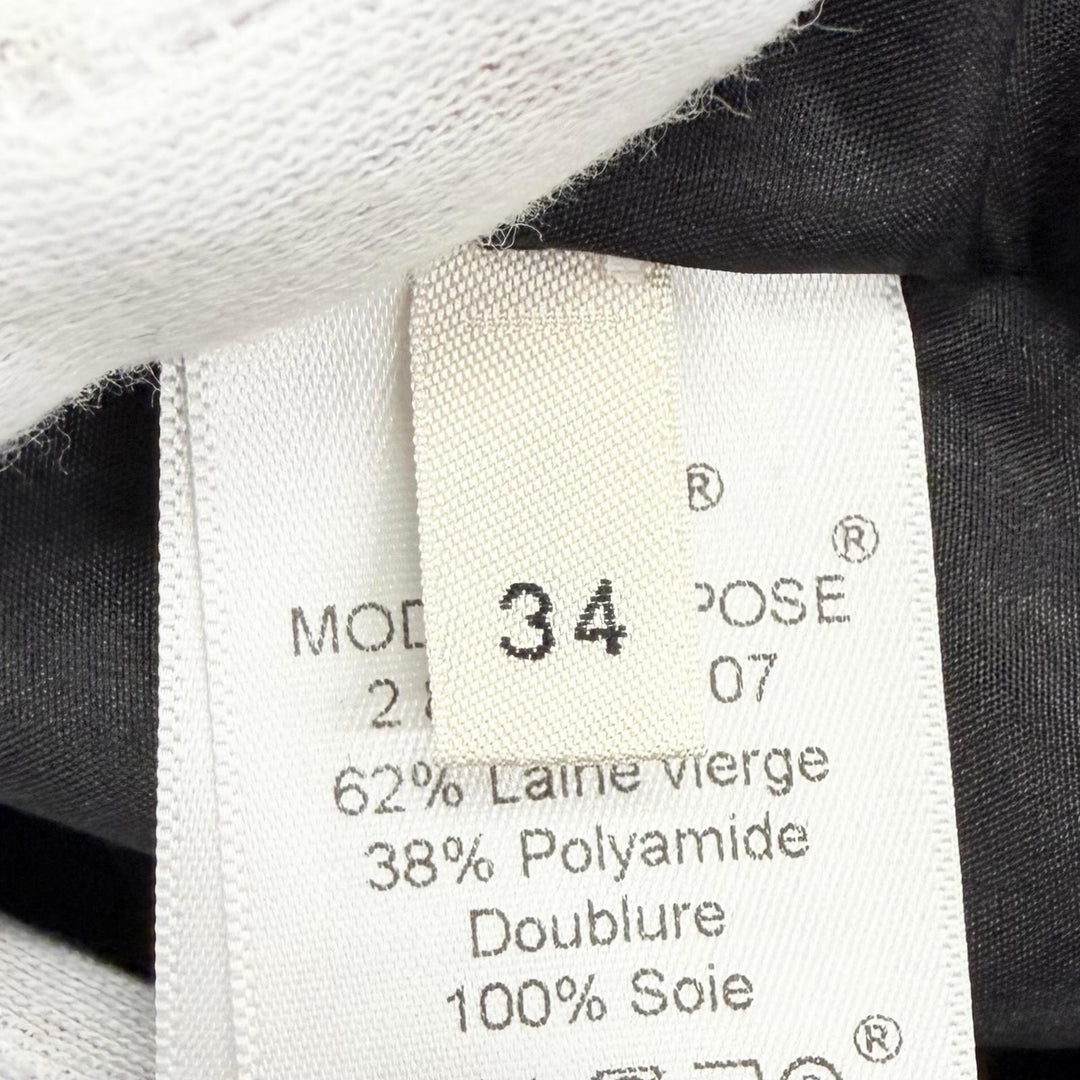 Excellent CELINE coat Phoebe Philo era Crombie Long black wool 34 2 8H28/7107