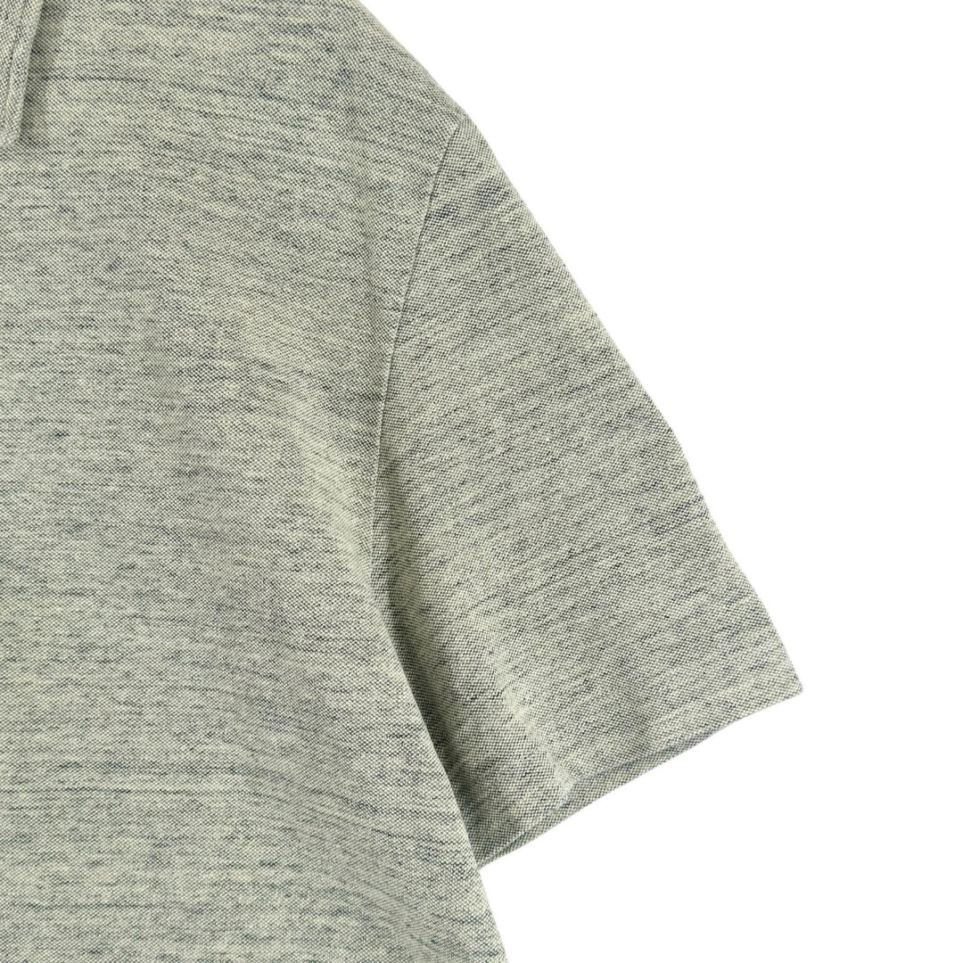 Great BOTTEGAVENETA Short sleeve polo shirt Melange green cotton mens XS 820677