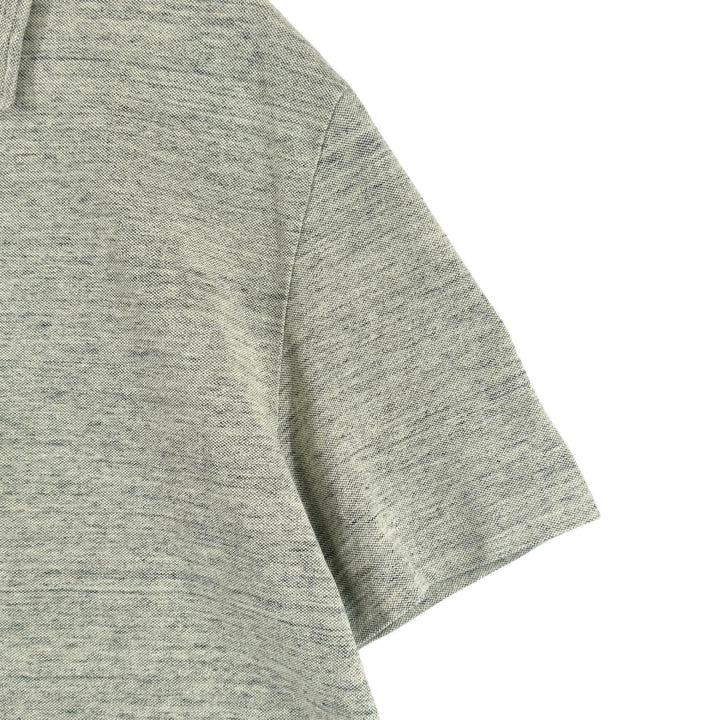 Great BOTTEGAVENETA Short sleeve polo shirt Melange green cotton mens XS 820677