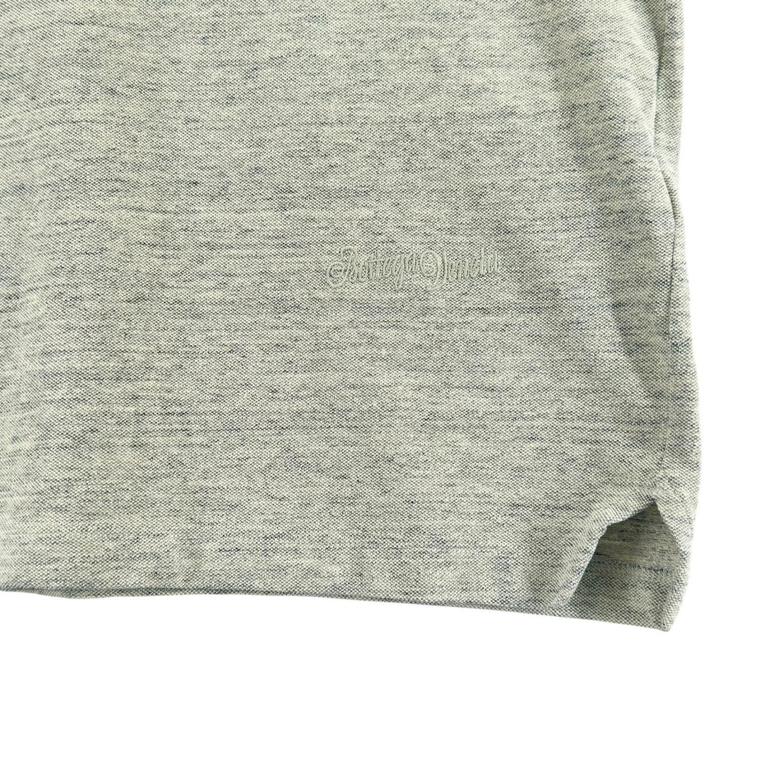Great BOTTEGAVENETA Short sleeve polo shirt Melange green cotton mens XS 820677