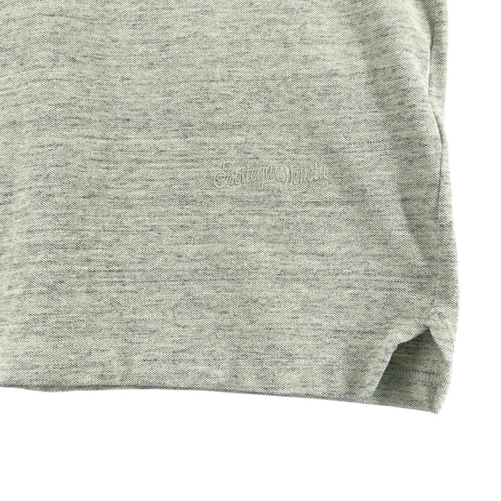 Great BOTTEGAVENETA Short sleeve polo shirt Melange green cotton mens XS 820677