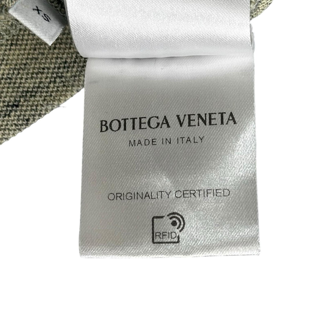 Great BOTTEGAVENETA Short sleeve polo shirt Melange green cotton mens XS 820677