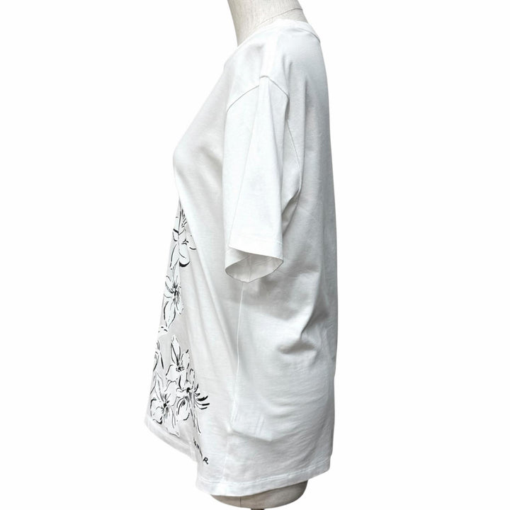 Great MONCLER Short sleeve T-shirt Embroidered logo floral shirt cotton XS