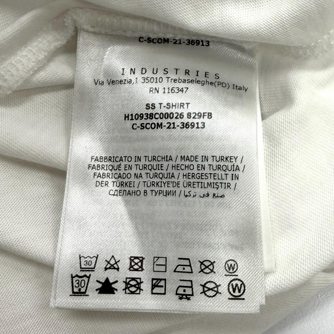 Great MONCLER Short sleeve T-shirt Embroidered logo floral shirt cotton XS