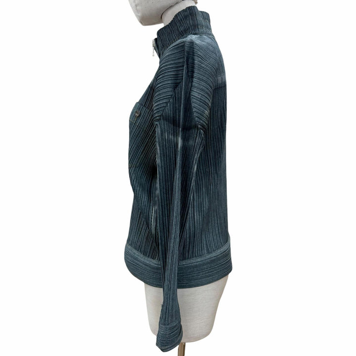 Excellent PLEATS PLEASE Jacket Blue polyester Women 5 PP33-JC722