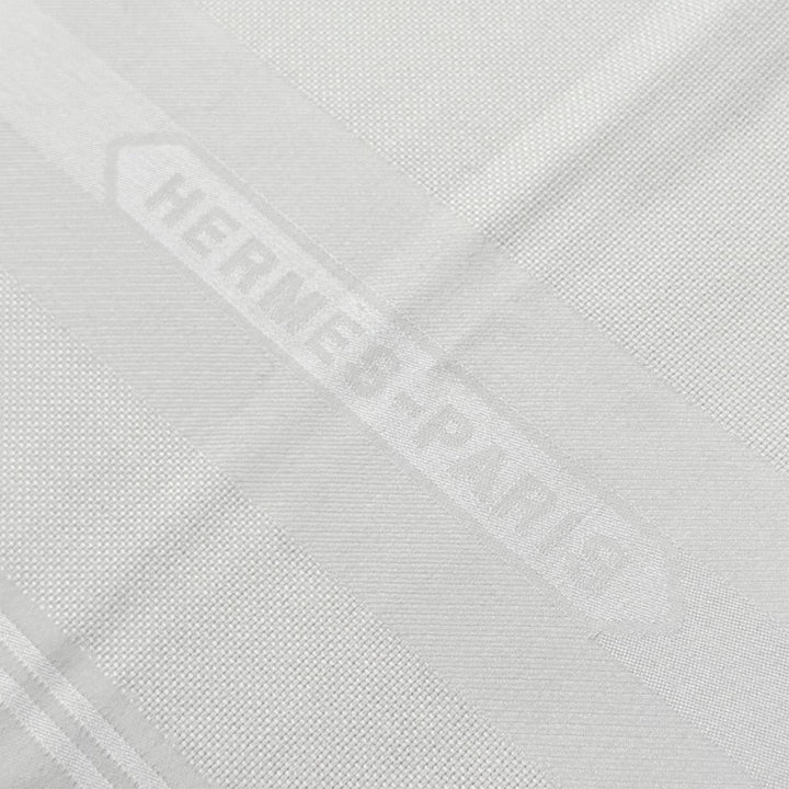 Pristine HERMES scarf Carre 115 Sangle Logo leather tag cashmere Women