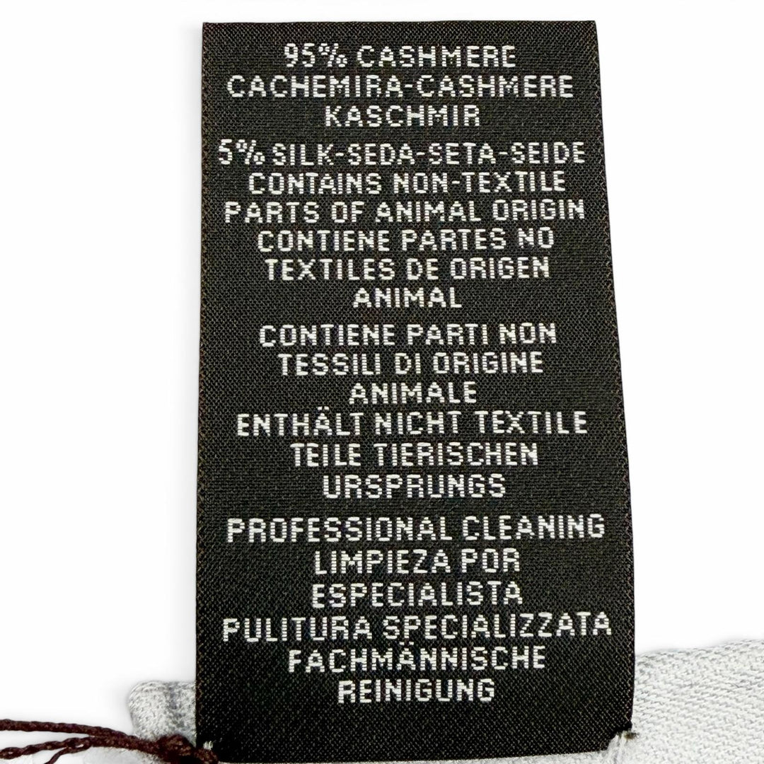 Pristine HERMES scarf Carre 115 Sangle Logo leather tag cashmere Women