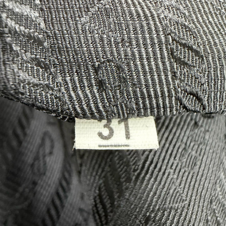 Great PRADA Tote Bag Terry Tote Bag Triangle logo bag with logo Dark navy 1BG130