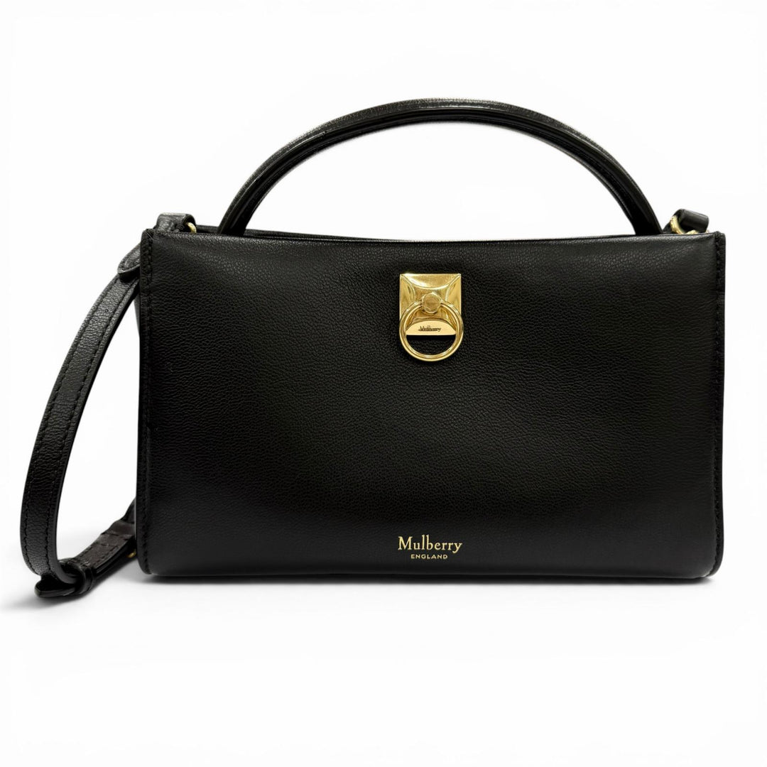 Excellent MULBERRY Handbag Mini Iris black leather Women