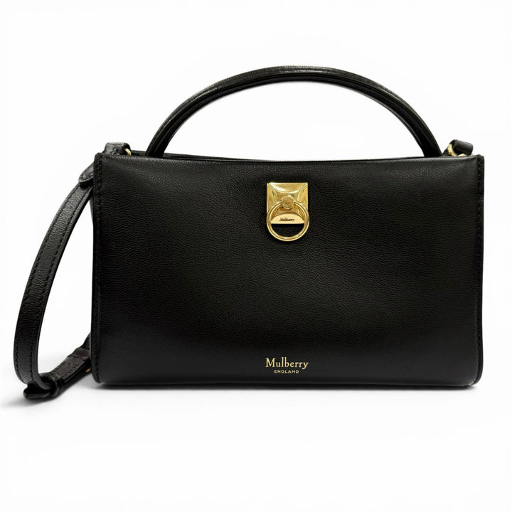 Excellent MULBERRY Handbag Mini Iris black leather Women