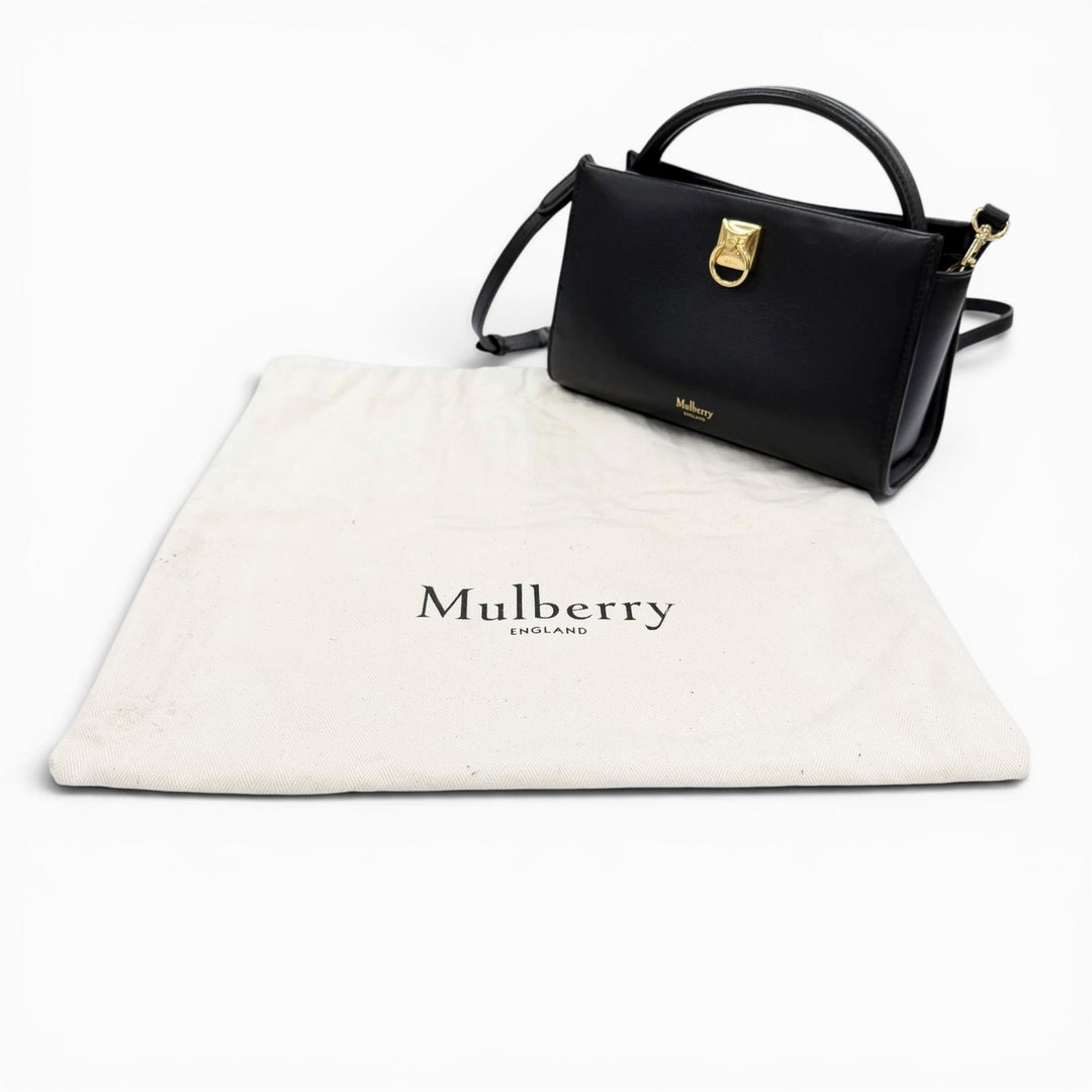 Excellent MULBERRY Handbag Mini Iris black leather Women