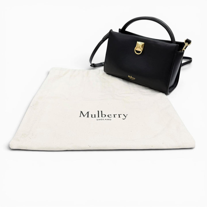 Excellent MULBERRY Handbag Mini Iris black leather Women