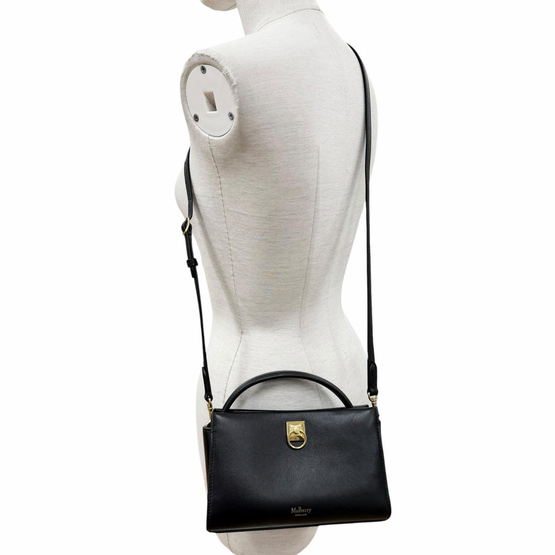 Excellent MULBERRY Handbag Mini Iris black leather Women