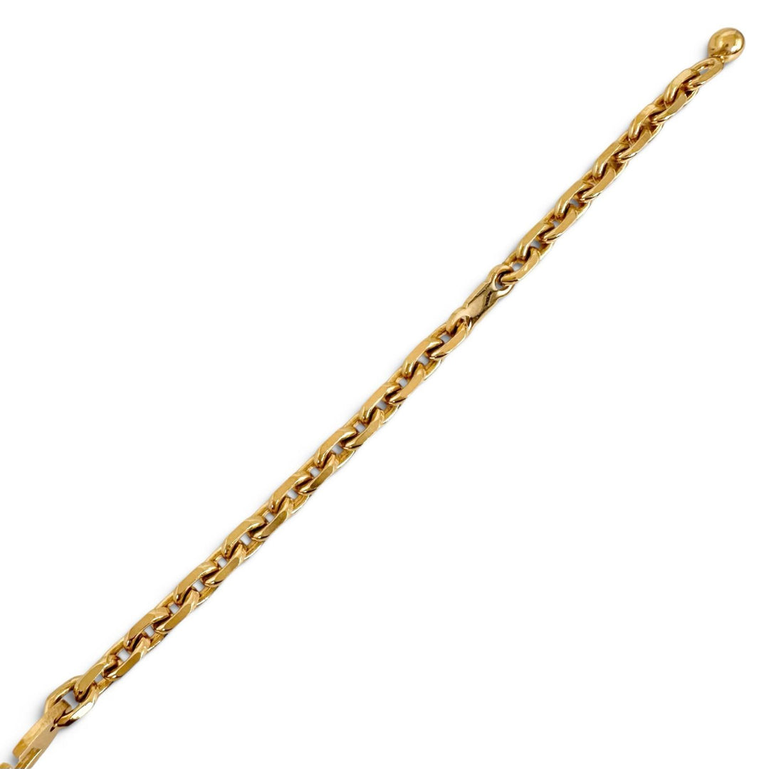 Great HERMES strap FILOU H logo glove holder gold Women