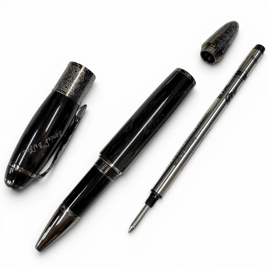 Pristine MONTBLANC Ballpoint pen Author Series 2014 Daniel Defoe 2182/8000