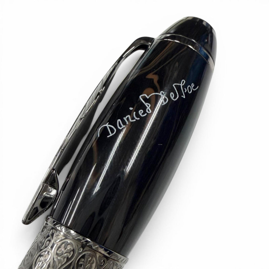 Pristine MONTBLANC Ballpoint pen Author Series 2014 Daniel Defoe 2182/8000