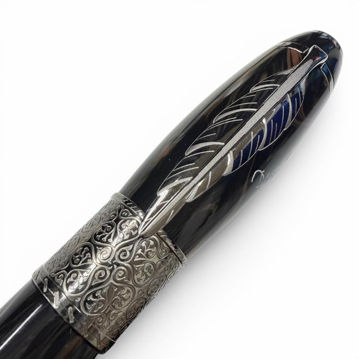 Pristine MONTBLANC Ballpoint pen Author Series 2014 Daniel Defoe 2182/8000