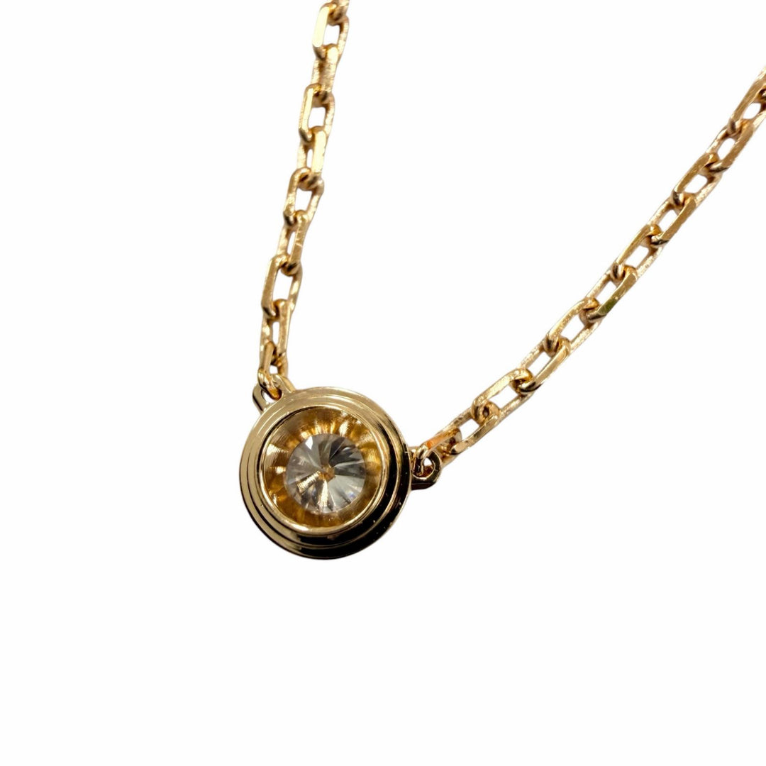 Great Cartier Necklace Damour SM Small Brilliant cut Pink gold 750