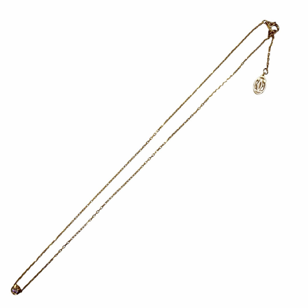 Great Cartier Necklace Damour SM Small Yellow Gold AU750 Women SJN242