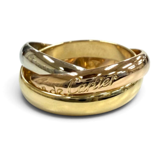 Excellent Cartier ring Trinity Ring Classic Model 750 51 Equivalent to JP11