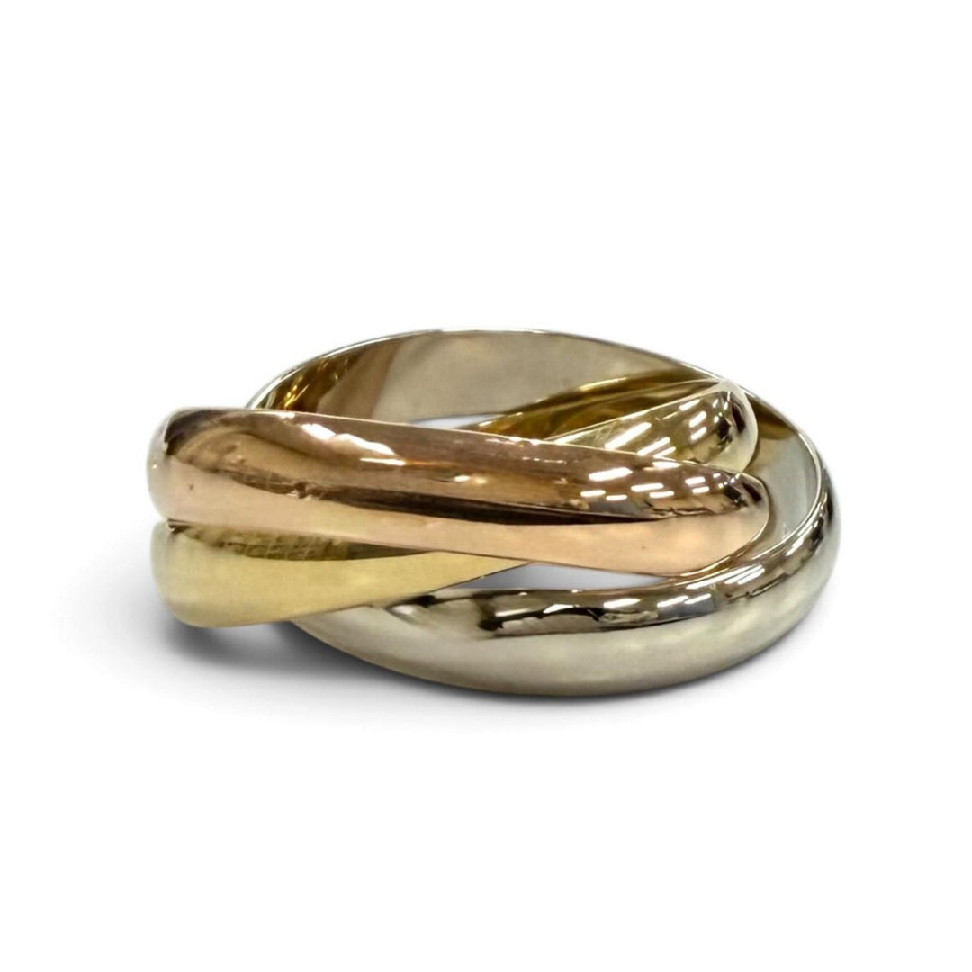 Excellent Cartier ring Trinity Ring Classic Model 750 51 Equivalent to JP11