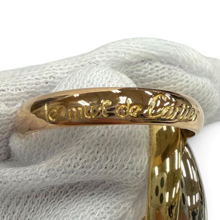 Excellent Cartier ring Trinity Ring Classic Model 750 51 Equivalent to JP11