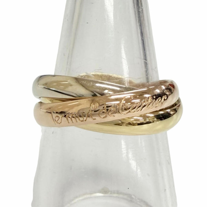 Excellent Cartier Ring ring Trinity MM classic ring 750(YG PG WG) 56 A3354Y