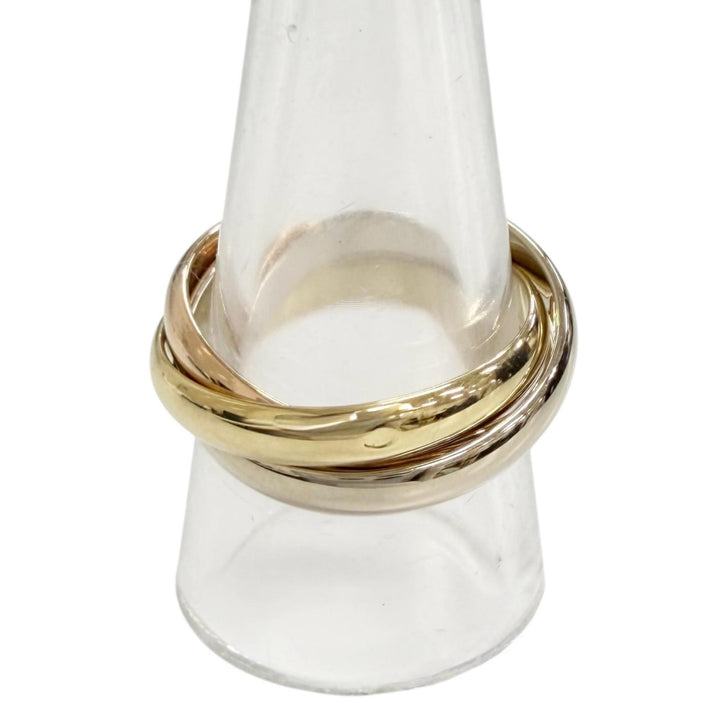 Excellent Cartier Ring ring Trinity MM classic ring 750(YG PG WG) 56 A3354Y