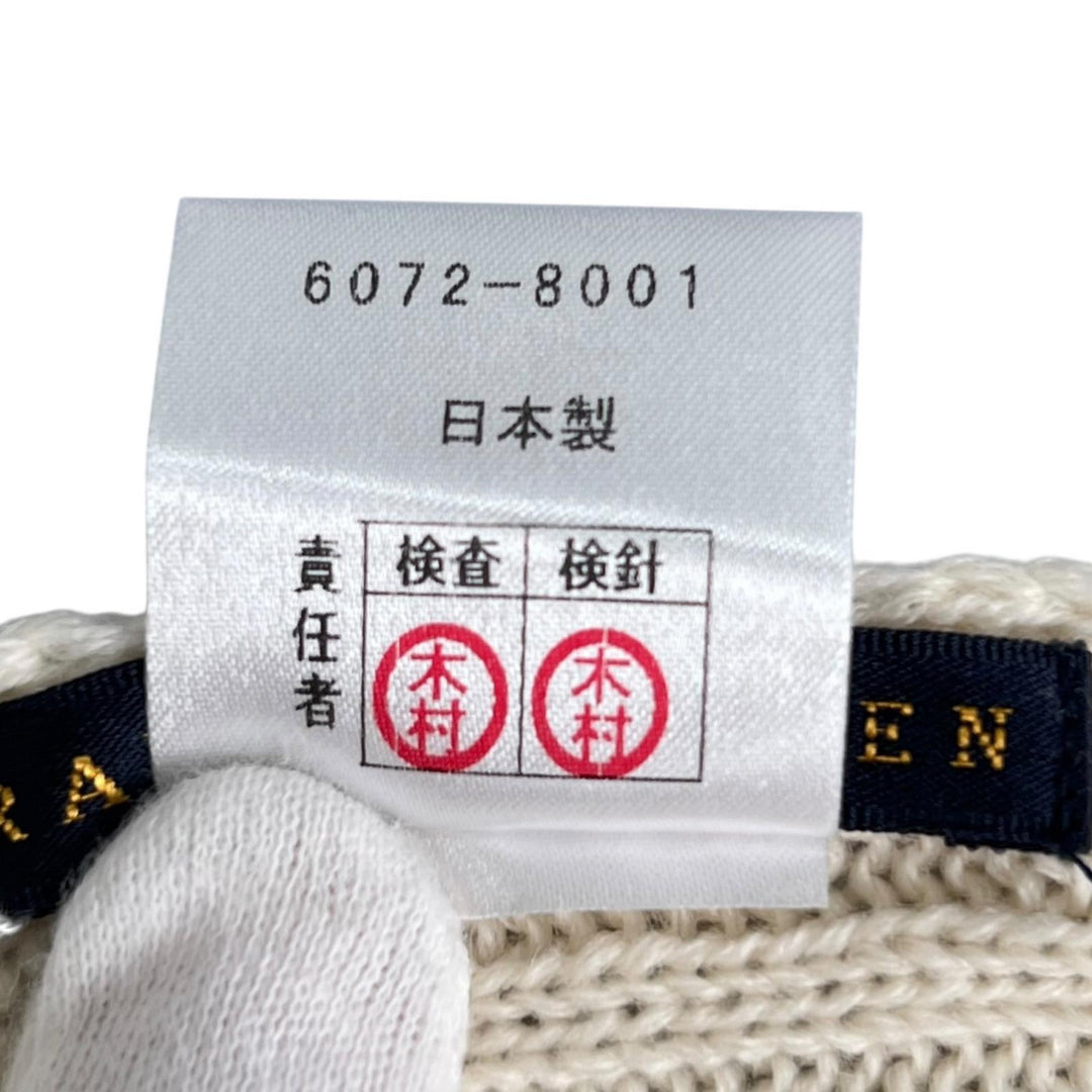 Pristine RALPH LAUREN blanket Wilton Half Cable knit horse embroidered