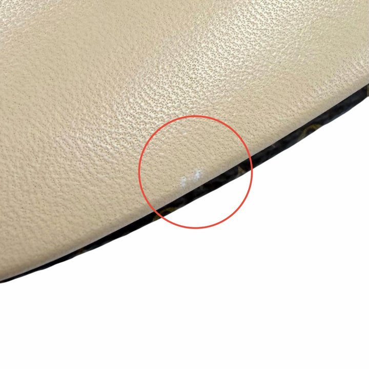 Great LOUIS VUITTON cap Monogram Carry-On Leather Brim Cap leather M M77292