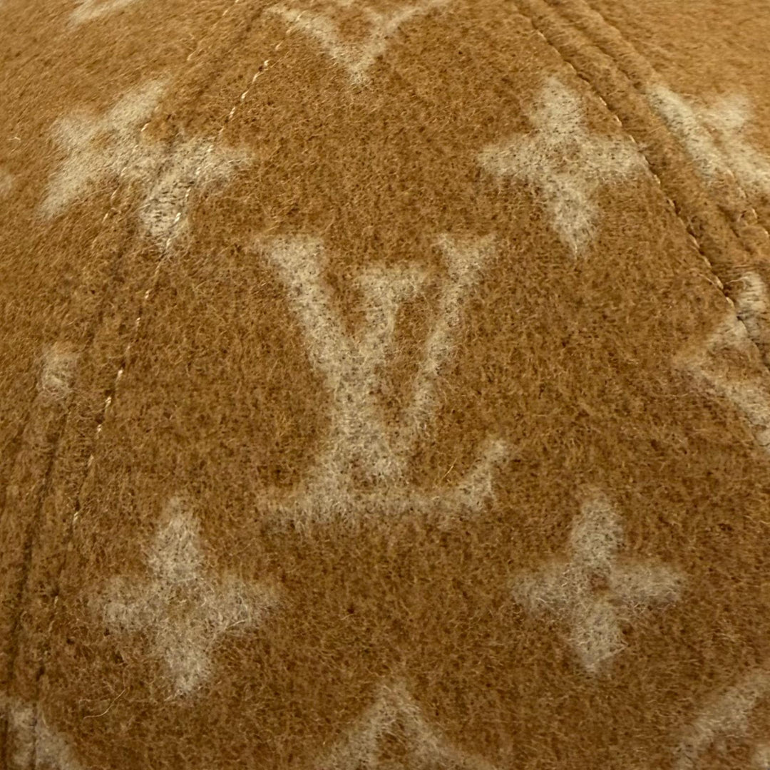 Great LOUIS VUITTON cap Monogram Carry-On Leather Brim Cap leather M M77292