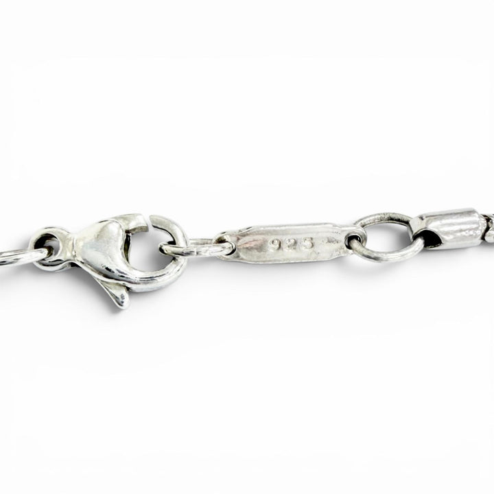 Great TIFFANY&Co. Necklace Oval Locket Pendant Necklace (Rare) Silver 925 Women