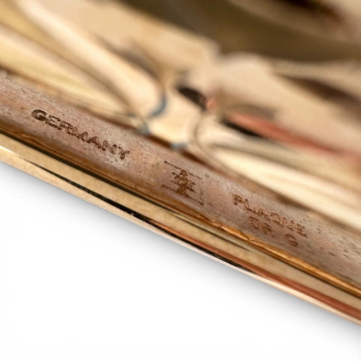 Very Good Cartier Ballpoint pen happy Birthday 2C Decor Twist Style gold ー mens